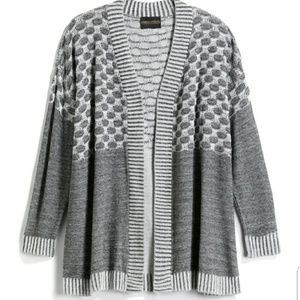 Nikklas Mixed Knit Cardigan